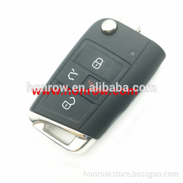 Original VW Golf MK7 3+1 button remote control key with 315MHZ and ID48 chip FCCID is 5GO 959 753 BE